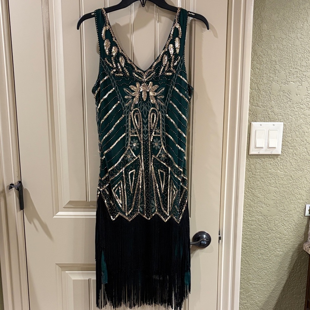 Flapper Dress.  No Brand or Size Tag.  EUC!